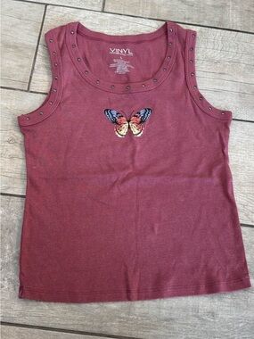 Butterfly Studded Tank